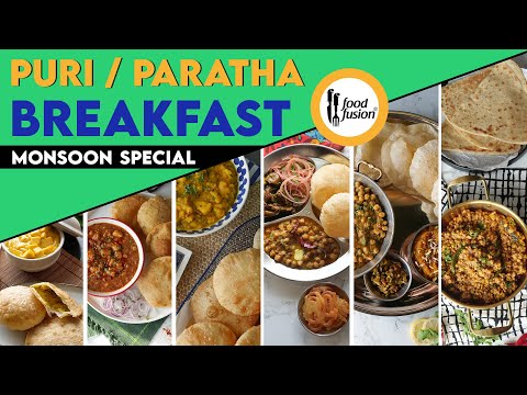 Puri/Paratha Desi Breakfast Recipes by Food Fusion