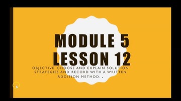 Grade 2 Module 5 Lesson 12