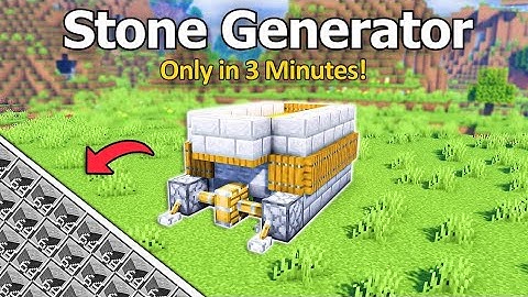 EASY Stone Farm Minecraft 1.21+ (Automatic | Cobblestone)