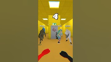 Escape In The Backrooms | Hide in The Backrooms Nextbots #shorts