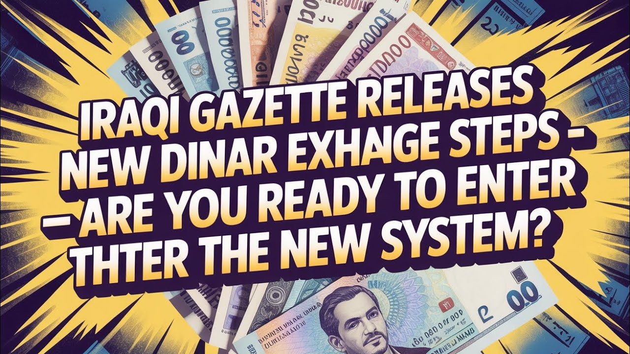 IRAQI GAZETTE ОБЪЯВЛЯЕТ НОВЫЕ ШАГИ ПО ОБМЕНУ ДИНАРА — ВЫ ГОТОВЫ ВОЙТИ В НОВУЮ СИСТЕМУ? 🔊🔥