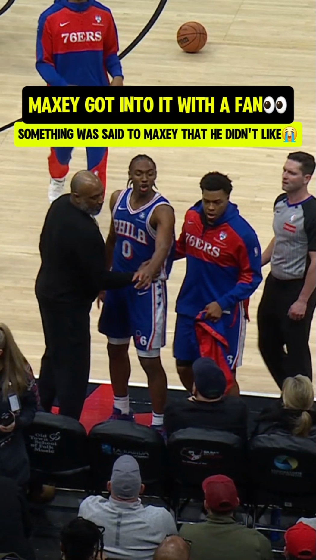 Tyrese Maxey called this fan out?