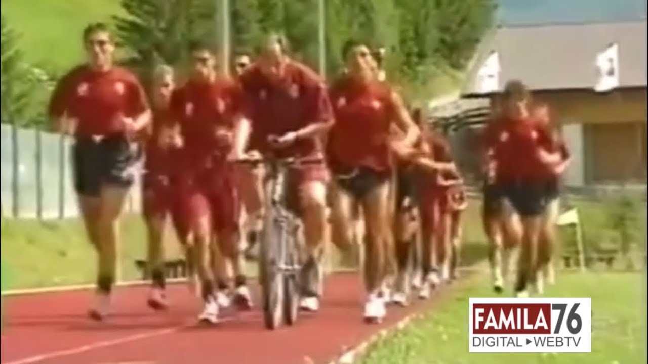 Servizio sul ritiro estivo del Torino stagione 94/95, interviste Rizzitelli, Rampanti ed Abedi Pelè