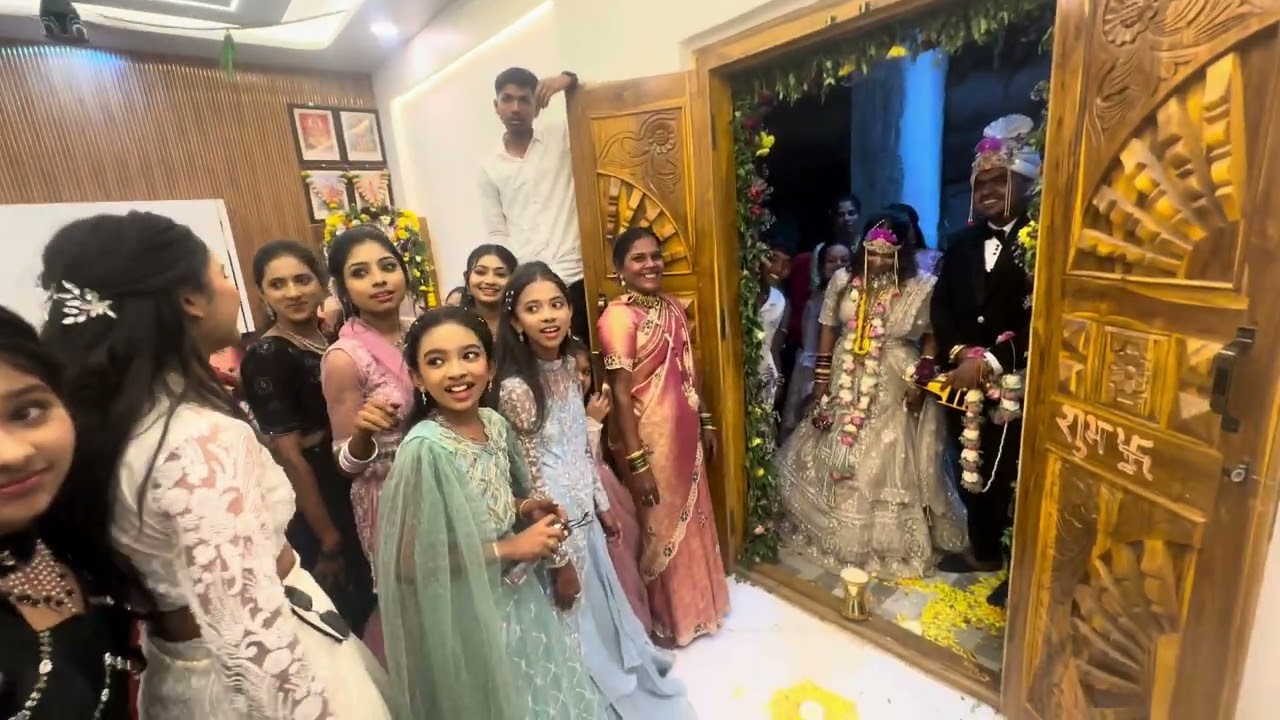 नवरीचा गृहप्रवेश ||  आगरी Wedding ||  Amar Patil || #amarpatil8514 