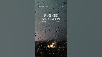 Font chữ nước ngoài cực lạ #font #graphicdesign #thietkedohoa #shorts