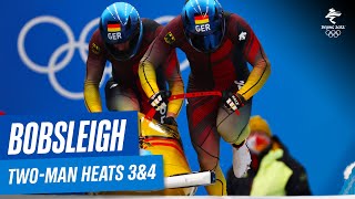 Bobsleigh - Two-Man Heat 3 & 4 | Full Replay | #Beijing2022