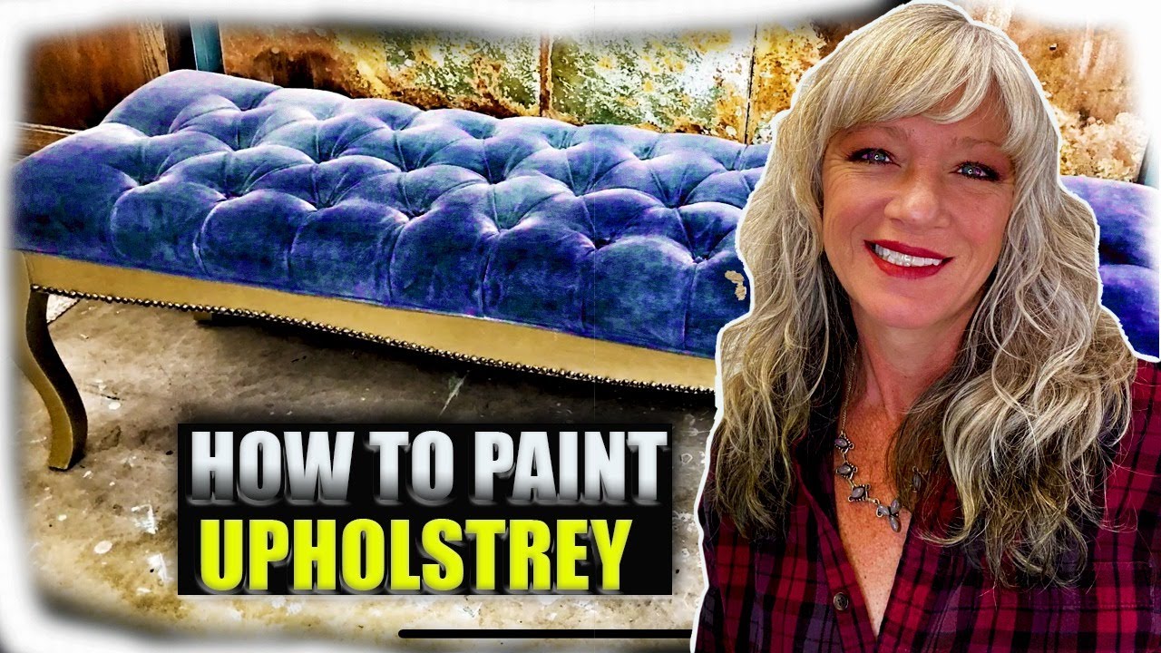 Painting Upholstery (it's easier than you think!) 