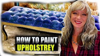 How to paint Upholstery and keep it soft screenshot 5