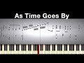 ”As Time Goes By” Jazz Piano