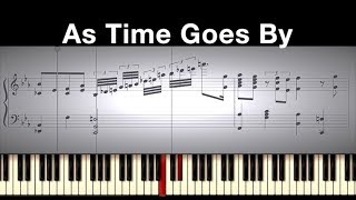 ”As Time Goes By” Jazz Piano chords