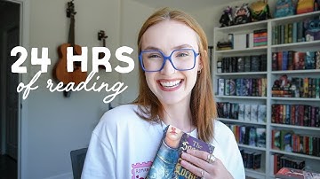 How many pages can I read in 24 hours? (Reading challenge, cozy reading vlog, reading fantasy books)