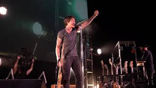 Keith Urban Performs For First Responders At Unannounced Drive-In Movie Theater