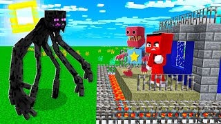 MUTANT ENDERMAN vs SAMETİN GÜVENLİ EVİ !! - Minecraft