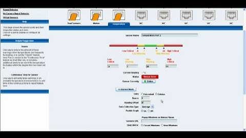 Temperature Sensor Setup and Configuration.
