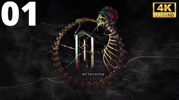 Ad Infinitum Gameplay Walkthrough Part 1 - Prologue (4K60FPS)