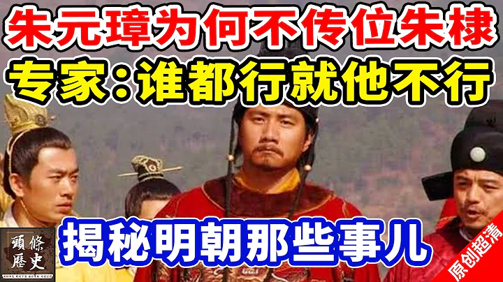 揭秘明朝那些事儿！朱元璋为何不传皇位给朱棣？专家：谁都行！就他不行！ - 天天要闻