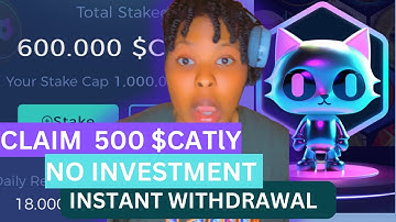 Catly.io Mining | How to claim  Cartly Airdrop | instant withdrawal | no investment