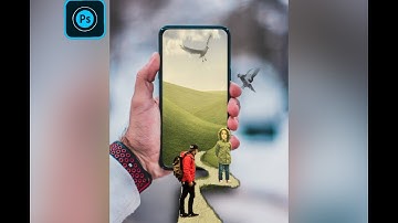 Phone Pop Out Effect Photo Manipulation PS Touch Tutorial - 3D Editing Tutorial
