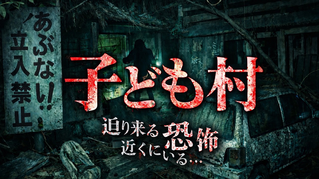 【立入禁止】子ども村に入ったら”何か”がついてきた...【心霊】恐怖映像