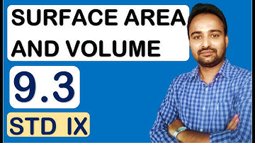 Surface Area and Volume Class 09 | Practice Set 9.3