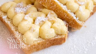 Brioche met crème patissière en karamel | Sarah's Sweet Table