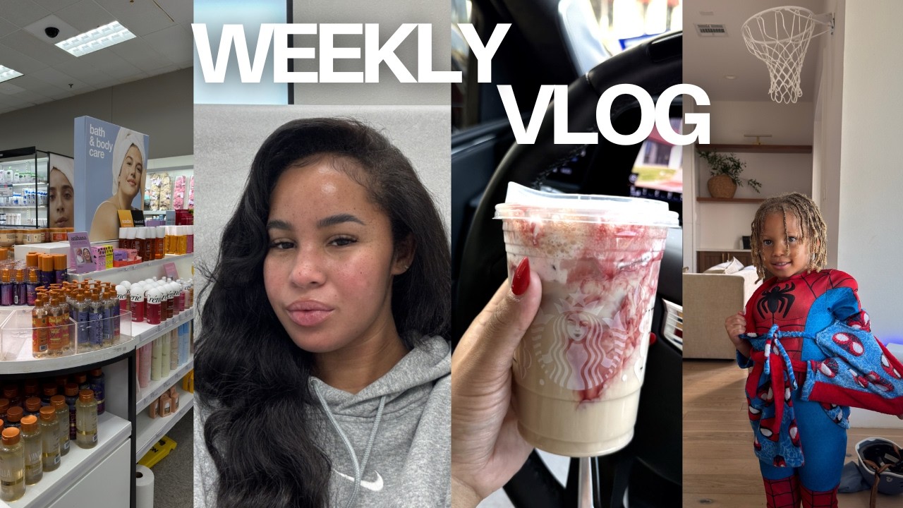 weekly vlog ! dilly dally day + shopping + field day + boy mom things + self care + garage clean out