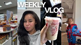 weekly vlog ! dilly dally day   shopping   field day   boy mom things   self care   garage clean out