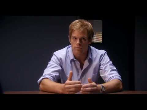 Dexter - S5E2 - Dexter angrily yells at and startles FBI agent