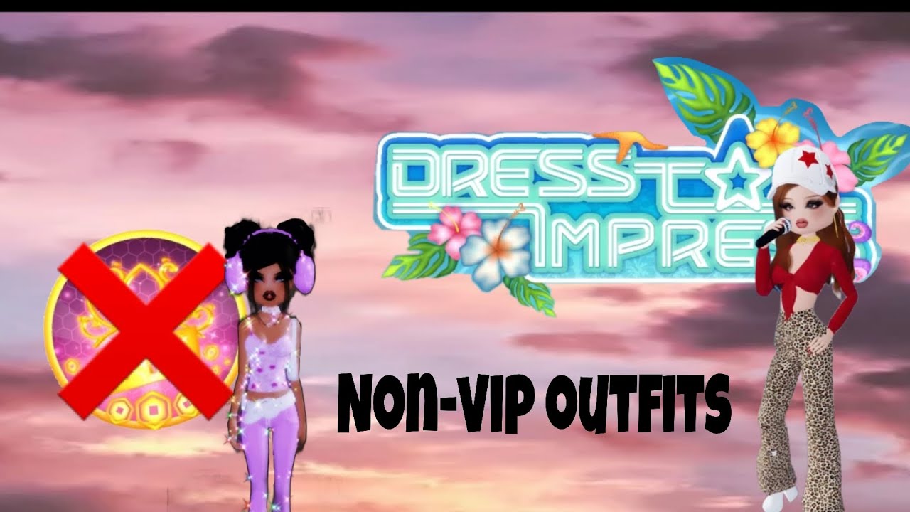 No Vip Outfit ideas dress to impress💗🫶| non-vip ni gamepass.#love #roblox # ...