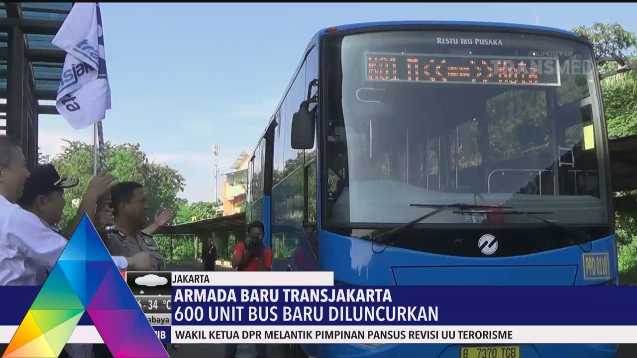 600 ARMADA BARU TRANSJAKARTA DILUCURKAN