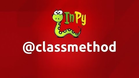 classmethod decorator in Python