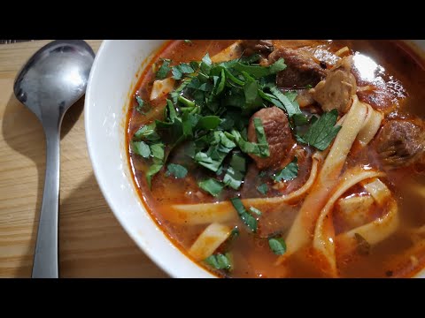 Густой ЛАГМАН с индейкой