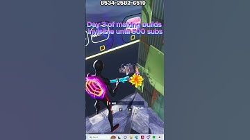Day 3 of making builds invisible until 500 subs #shorts #fortnite #cone #invisible