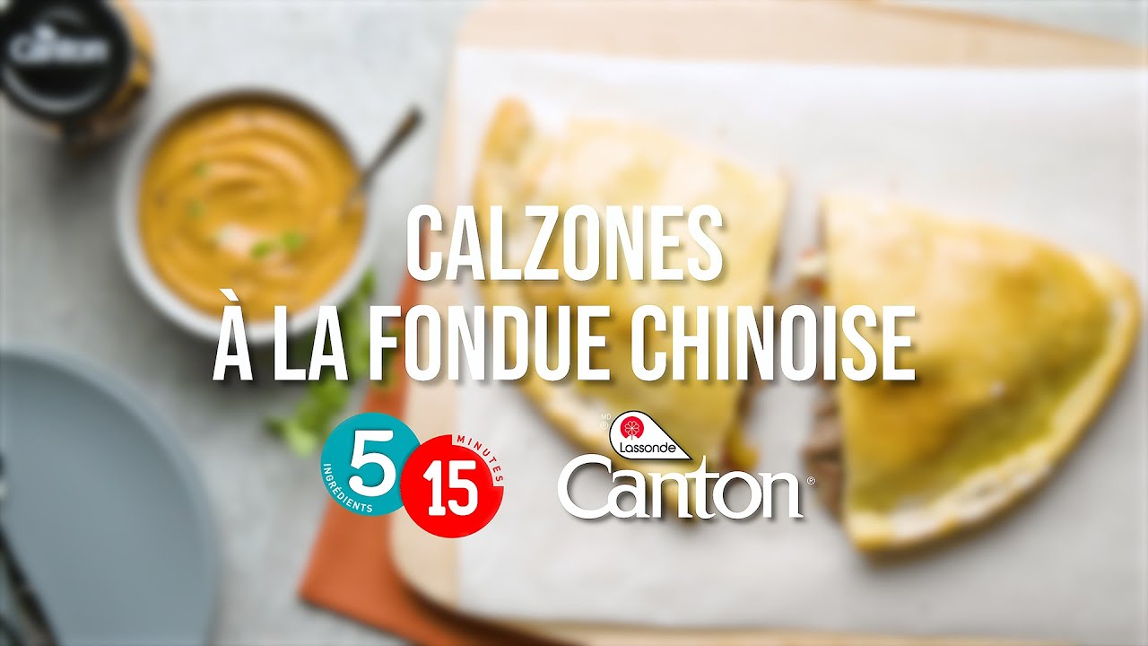 Calzones à la fondue chinoise YouTube