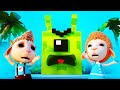 The Big Scary Green Monster | Craft Story | Don&#39;t Be Afraud Kids | Dolly and Friends 3D | Cartoon