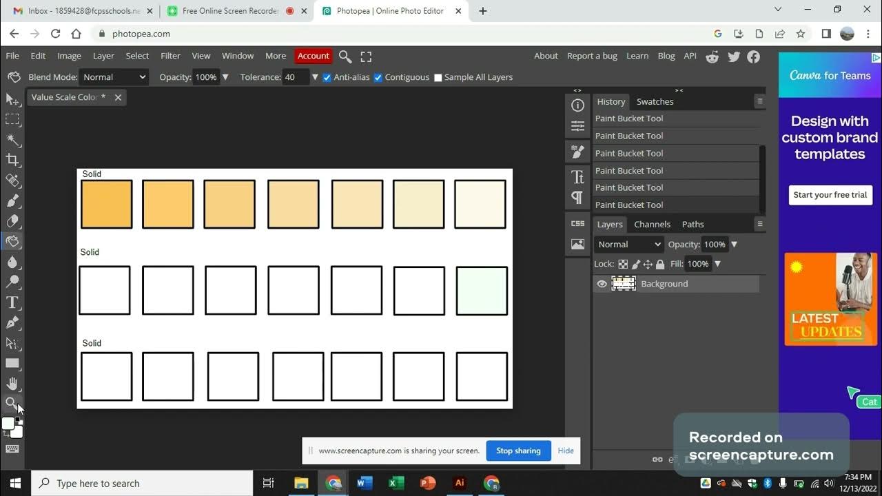 Part 2 Value Scale Color on Photopea YouTube