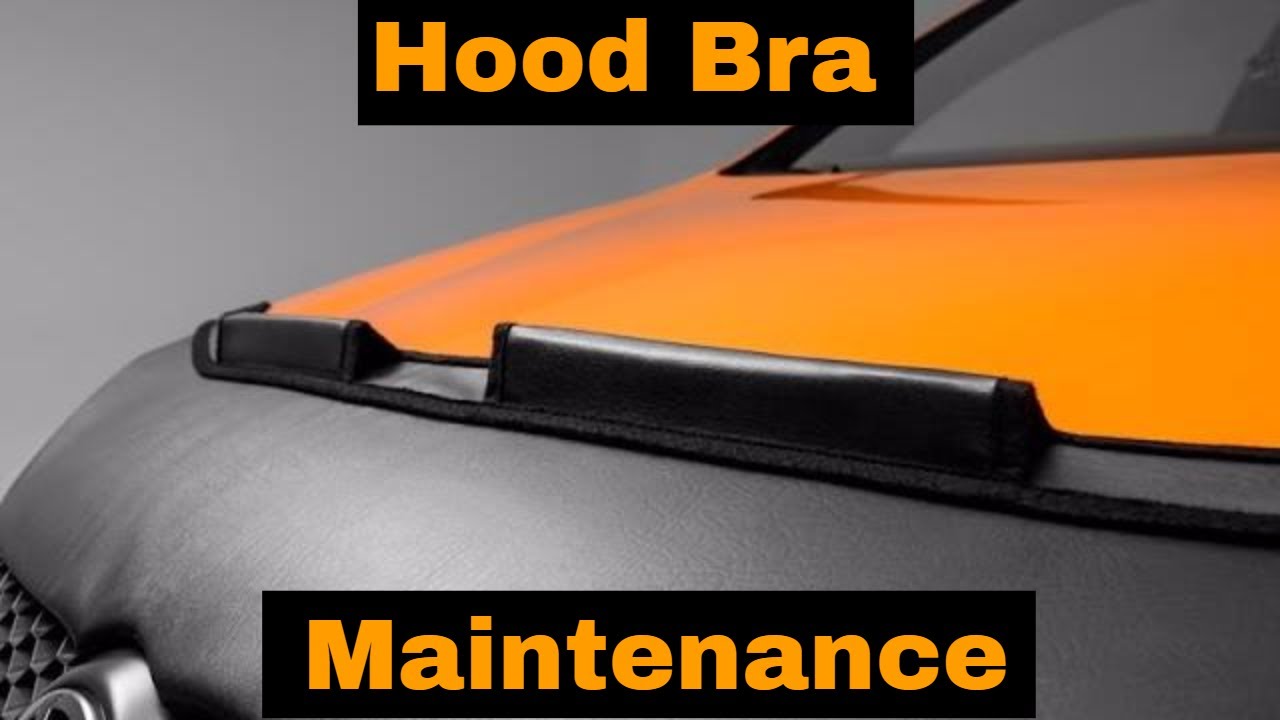 Why you should remove hood bra before washing your car 
