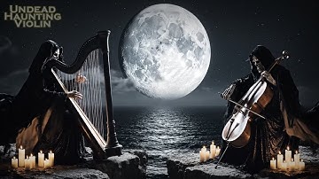 Dark Haunting Harp + Cello | Whispers of Eternal Sleep | Haunting Harp and Cello Nocturne for Sleep