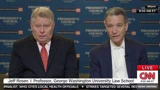 Jeffrey Rosen and Judge Luttig discuss the Supreme Court hearing regarding President Trump on CNN