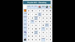 Crossword Master Word Puzzle All Levels 601 - 700 Solution Walkthrough