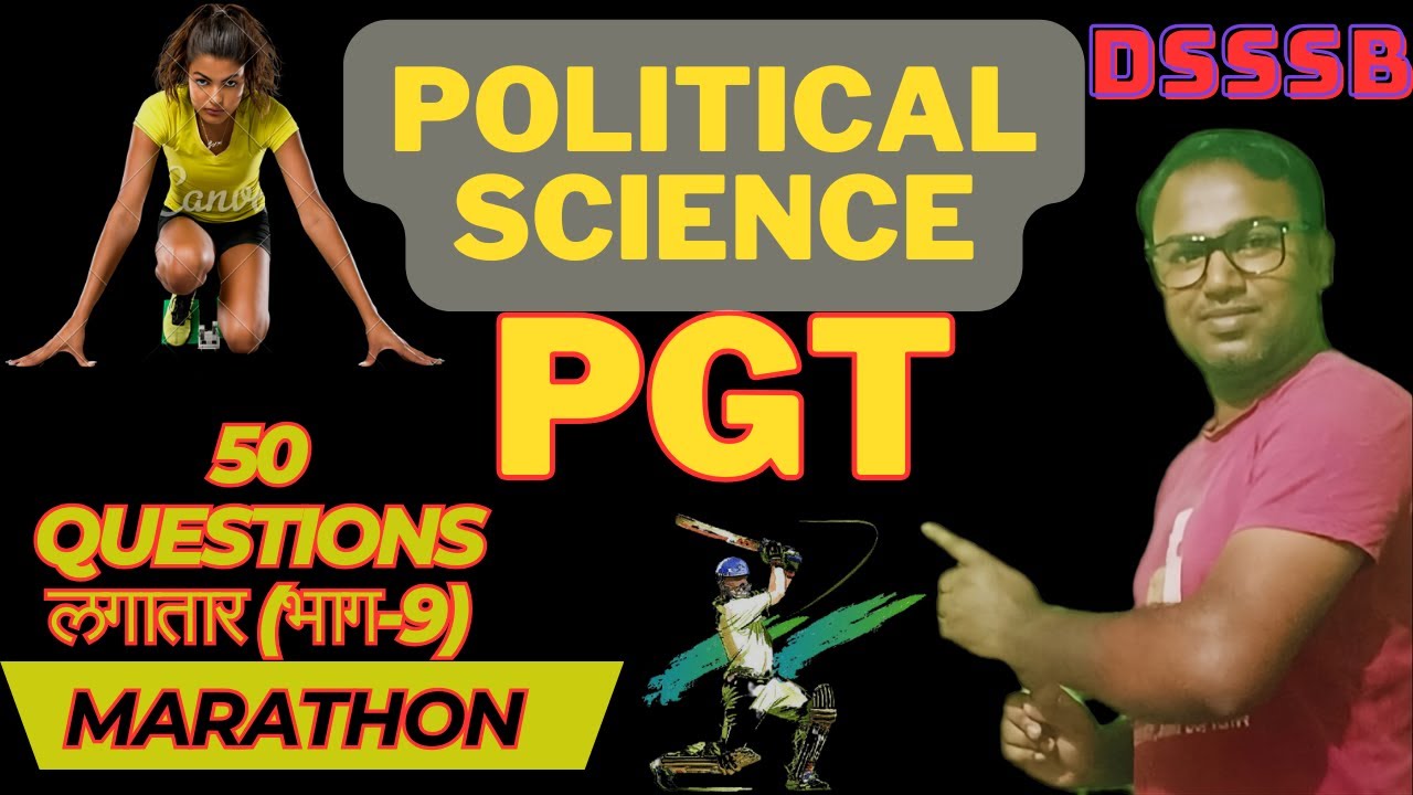 Dsssb PGT political science previous year question s| Part-9 @SocialSciencebyvikram
