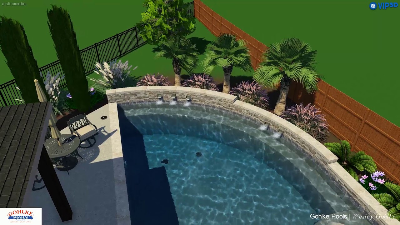 Gohlke Pools-Custom Design - YouTube