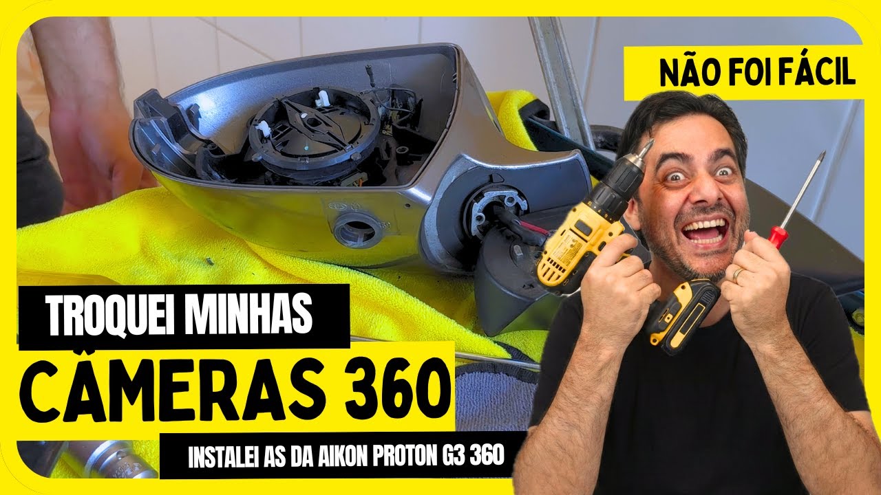 TROQUEI AS CÂMERAS 360 PELO MODELO DA AIKON PROTON G3