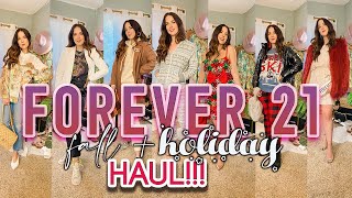Forever 21 Clothing Haul | New In + Forever 21 Holiday Collection!