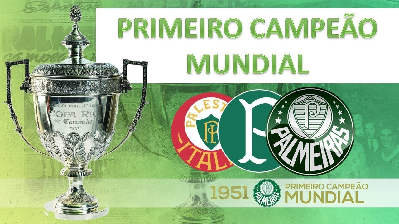 Palmeiras primeiro Campeão mundial de Clubes 1951 