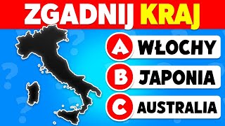🚩 Zgadnij Kraj po Kształcie 🌎 | Czy potrafisz Zgadnąć 40 Krajów? screenshot 2