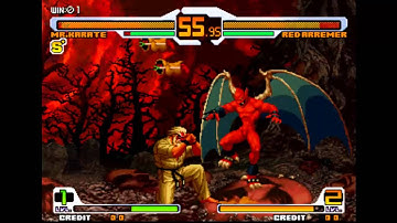 Snk vs Capcom Chaos Mr. Karate vs Red Arremer