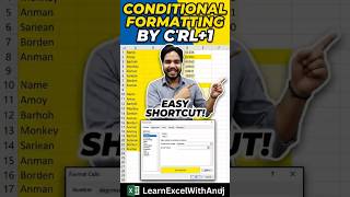 Excel Secret Hack! 😱 Conditional Formatting by Ctrl + 1 #shorts #excel
