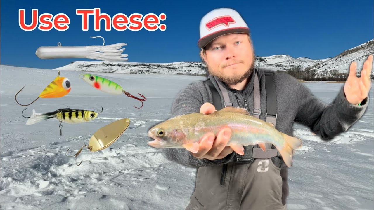 Best LURES for Ice Fishing Stocked TROUT!