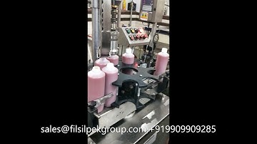 Automatic Screw #Capping Machine with Induction #Wad Sealing Machine - Filsilpek -+919054294961